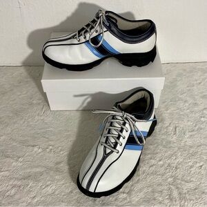 Etonic G-Sok White Leather Goodyear Spikeless Golf Shoes Women’s Size 6.5